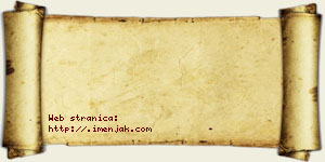 Damjana Josić vizit kartica